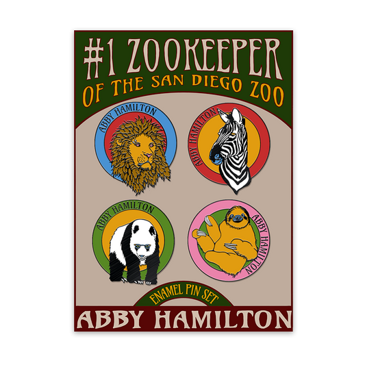 Zookeeper Enamel Pin Set